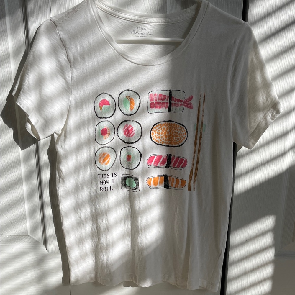 JCrew This Is How I Roll Tshirt, EUC
